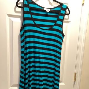 Women’s striped tank dress by Loft